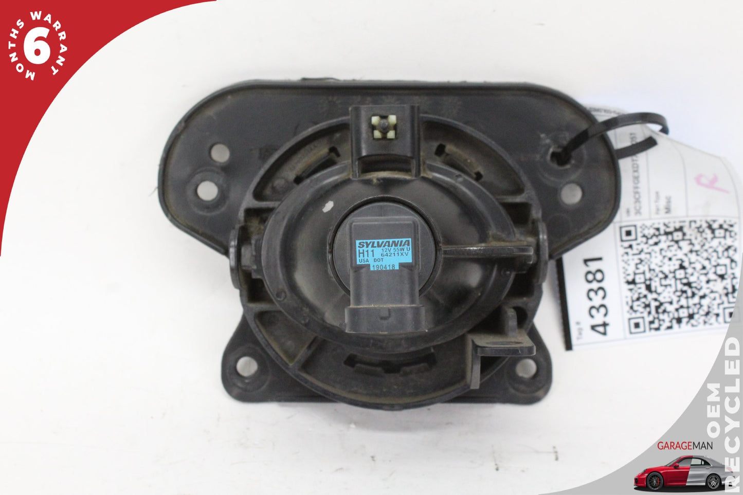 2012-2017 Fiat 500e Front Right Passenger Side Fog Light Lamp 68144162AA OEM