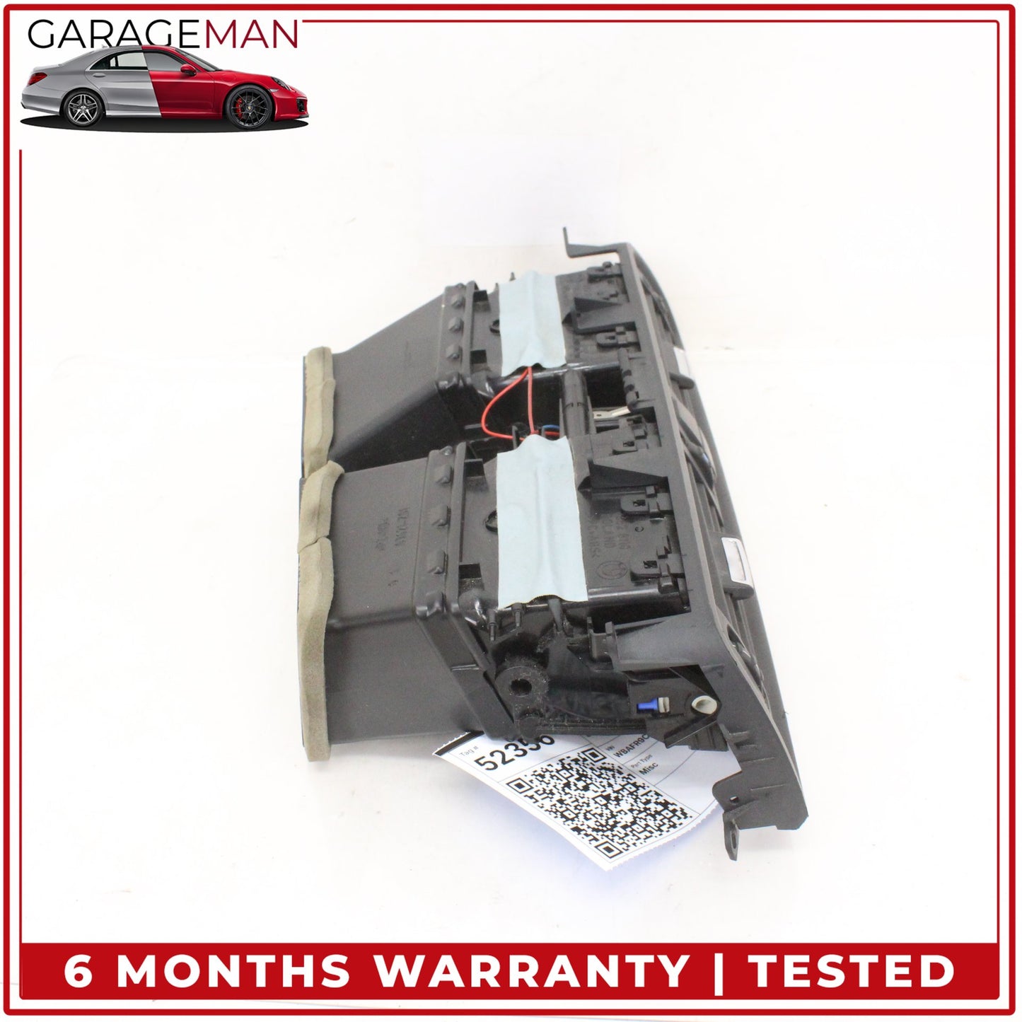 2011-2016 BMW 550i Center Dash AC Air Vent w/ Hazard Light Control Switch OEM