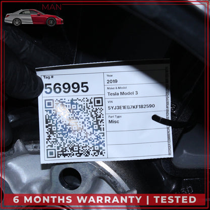 2017-2023 Tesla Model 3 Alloy Wheel Rim w/ Aerocover 18x8.5J ET40 104422100G OEM