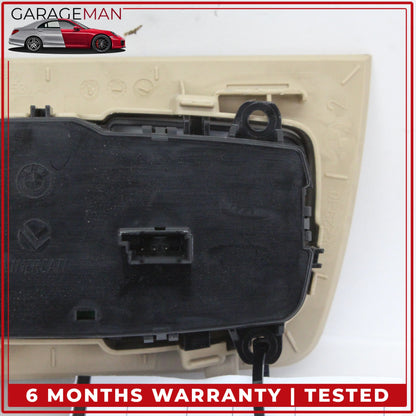 2012-2020 BMW 430i F36 Headlight Control Switch Panel w/ Trim Beige 9393941 OEM