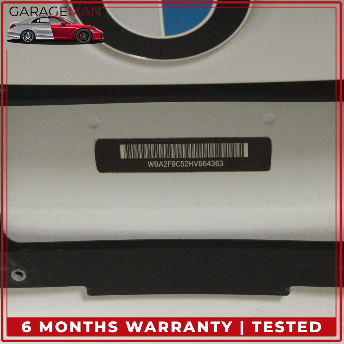 2014-2021 BMW 230i F22 Coupe Rear Trunk Lid Panel Assembly Alpine White OEM