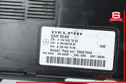 2006 Mercedes-Benz ML500 M-Class W164 SUV Rear SAM Module 1645407845 Genuine