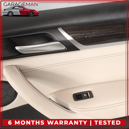 2011-2017 BMW X3 F25 SUV Rear Right Side Interior Door Trim Panel Beige OEM