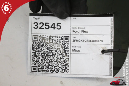 2009-2019 Ford Flex SUV Rear Left Side Door Window Glass DD11453YPN OEM