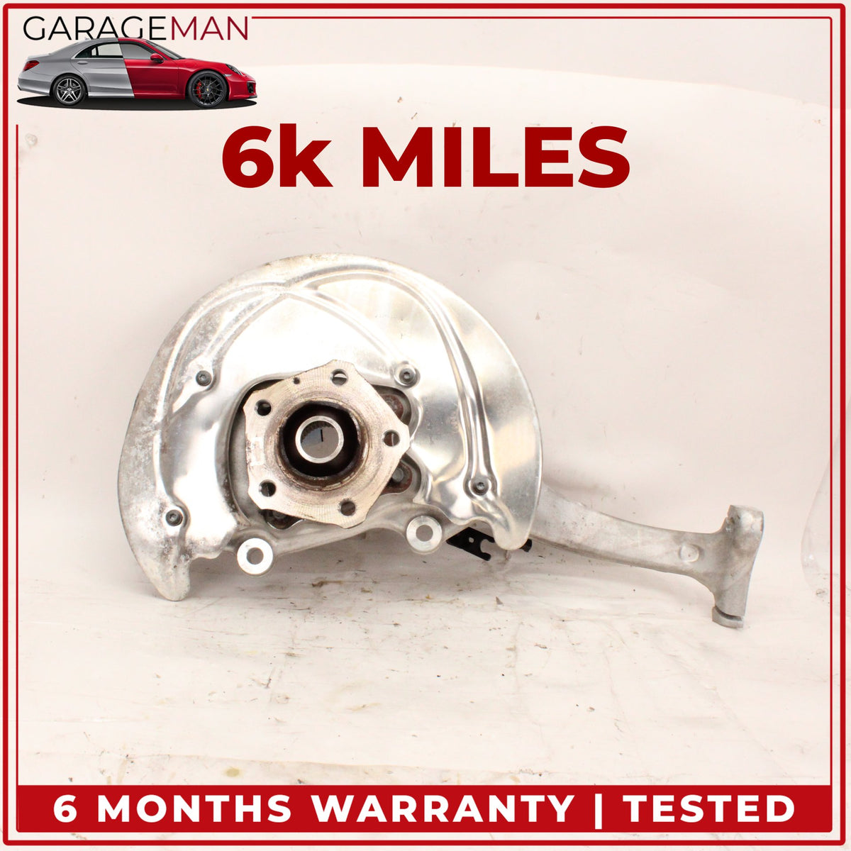 2017-2025 Audi A4 B9 AWD Front Left Spindle Knuckle Wheel Hub 8W0407241F OEM