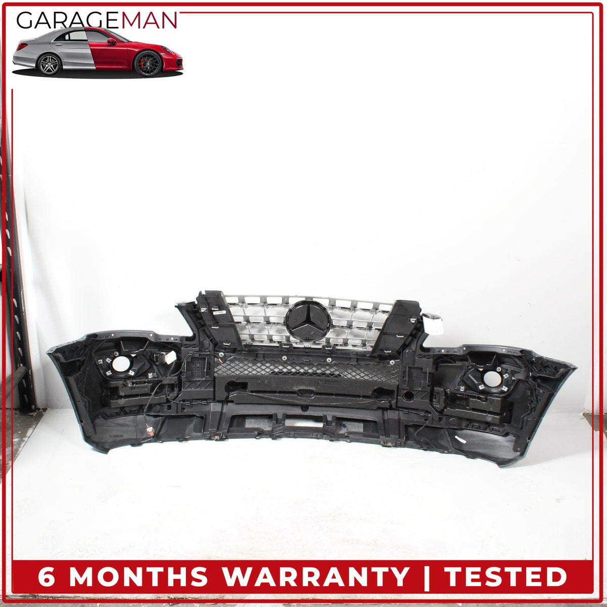 2009-2011 Mercedes W164 ML350 ML550 Base Front Bumper Cover Assembly Gray OEM