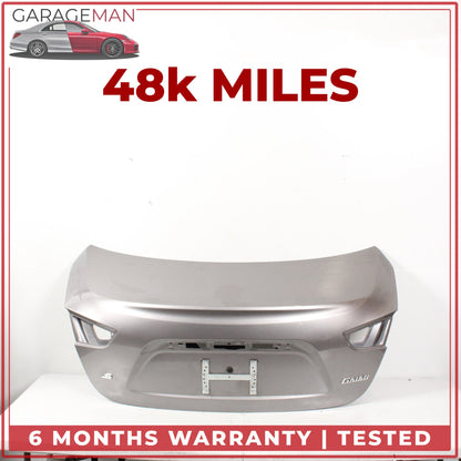 2014-2020 Maserati Ghibli M157 Rear Trunk Lid Panel Assembly Gray Metallic OEM