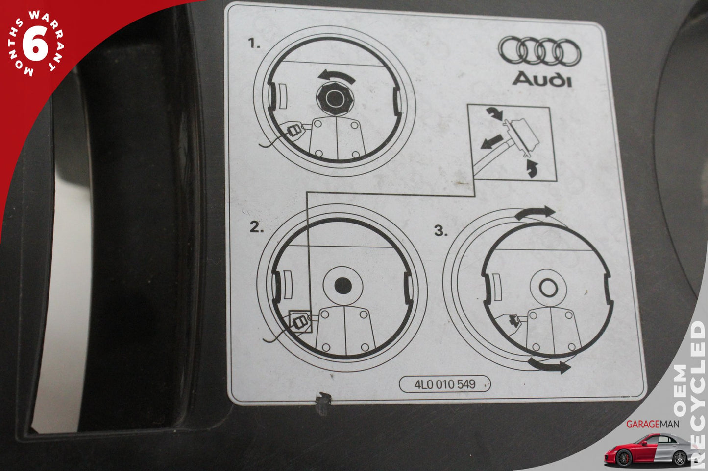 2007-2015 Audi Q7 Rear Subwoofer Speaker Box 4L0035382B OEM
