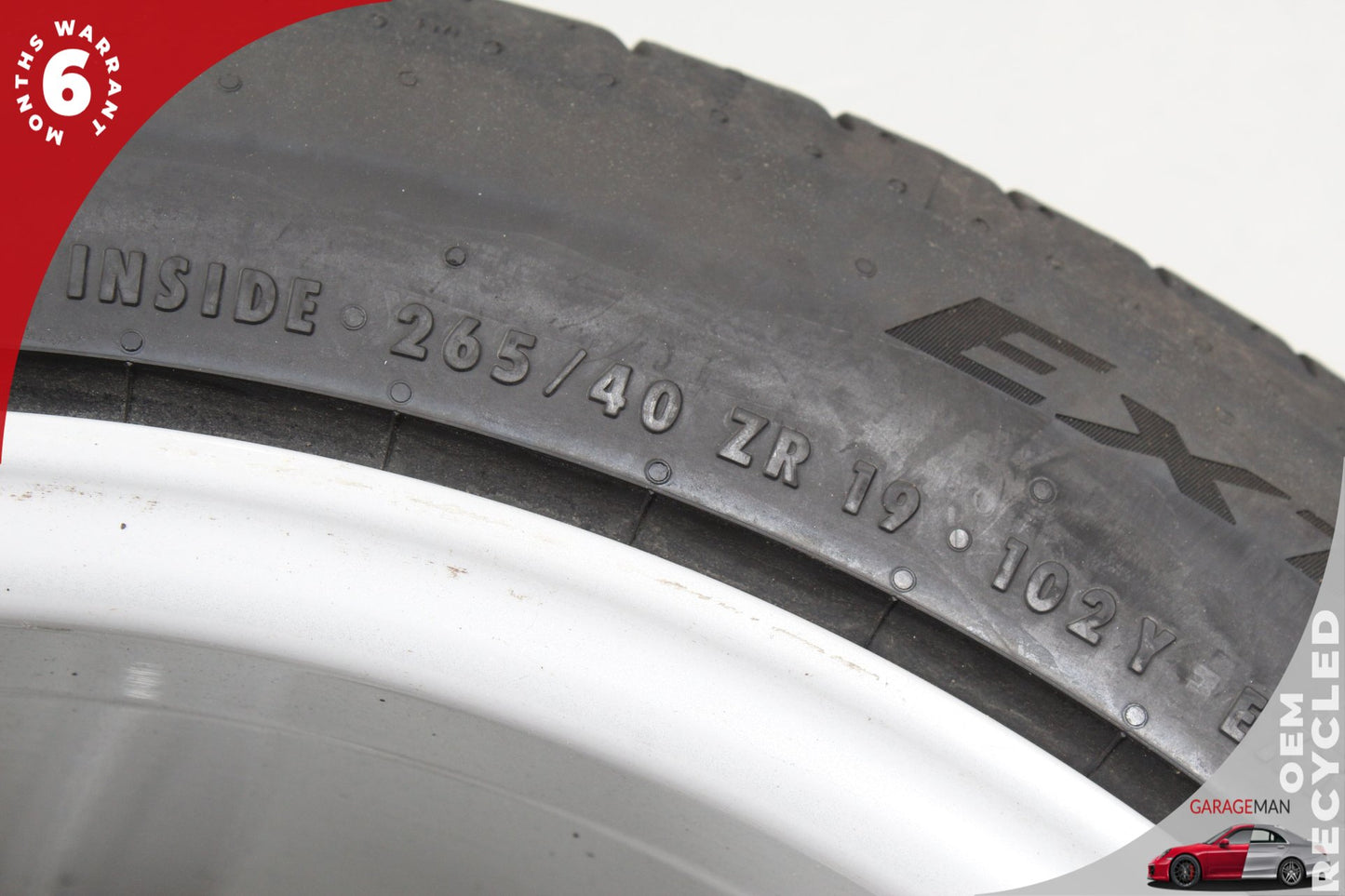2013-2016 Porsche Boxster 981 Wheel Rim w/ Tire 9.5JX19H2 ET45 98136214302 OEM