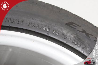 2013-2016 Porsche Boxster 981 Wheel Rim w/ Tire 9.5JX19H2 ET45 98136214302 OEM