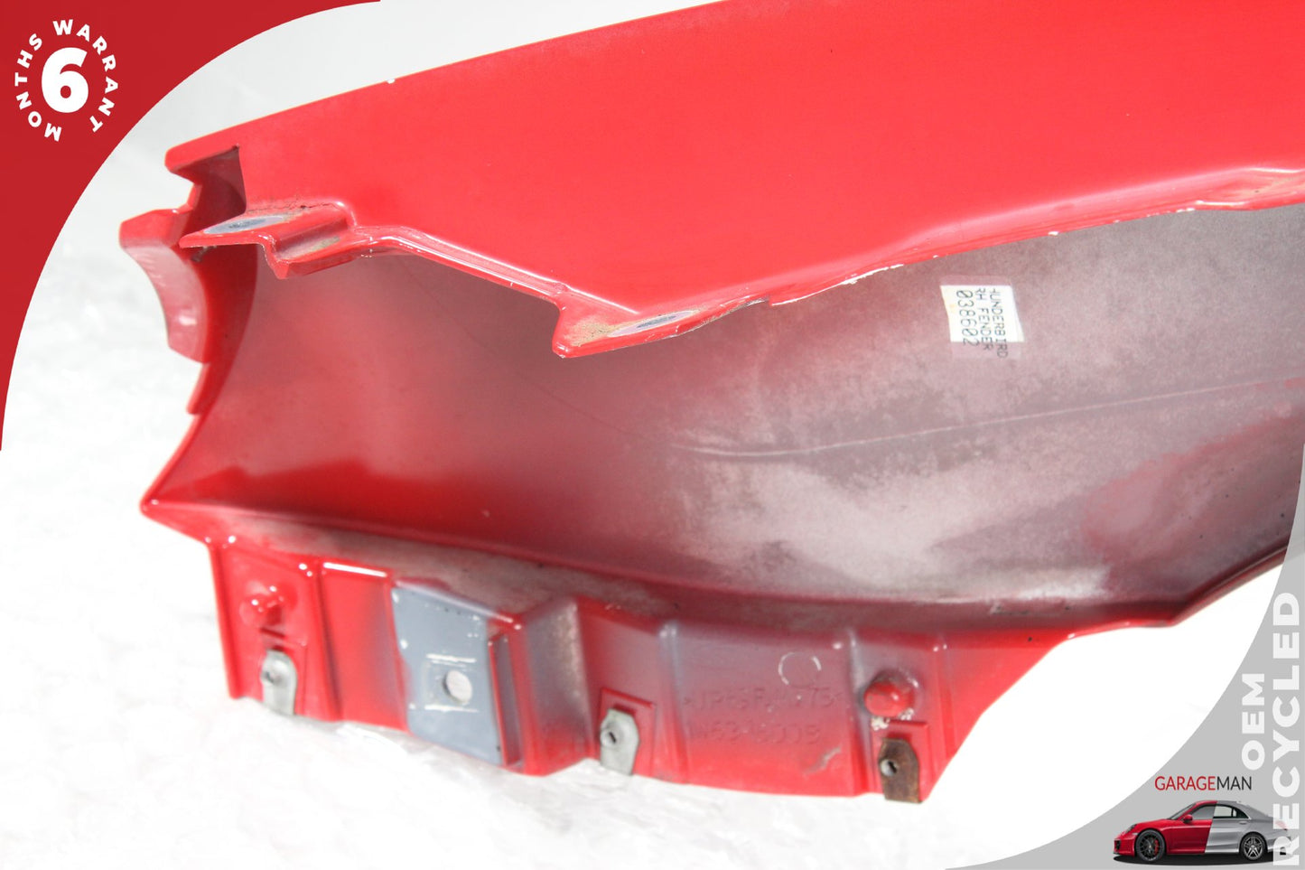 2002-2005 Ford Thunderbird Front Right Side Fender Wing Panel Red 1W6316005 OEM