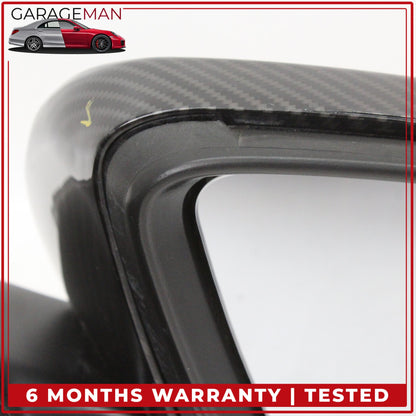 2015-2016 Mercedes W205 C300 Right Rear View Mirror w/ Blind Spot Carbon Fiber
