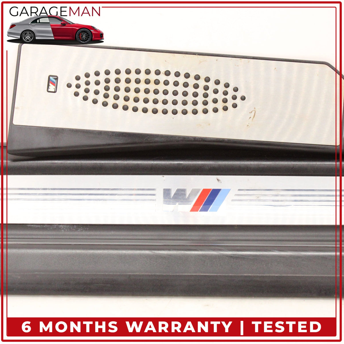 2009-2019 BMW 640i Front Left Side M-Sport Door Sill Trim w/ Foot Rest Cover OEM