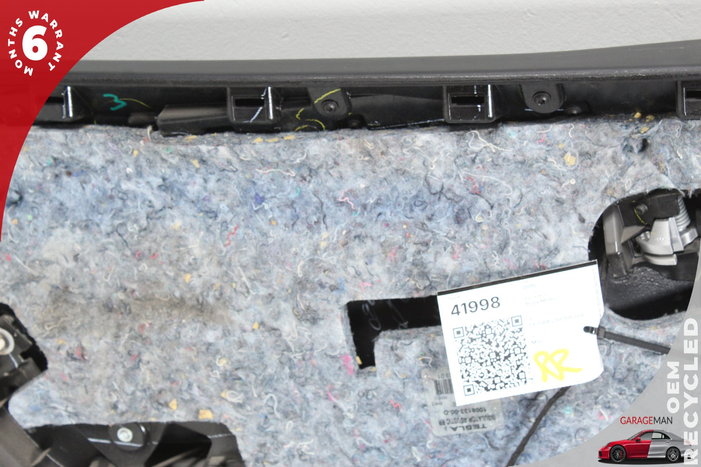 2012-2020 Tesla Model S Right Rear Side Door Interior Trim Panel 100813300C OEM