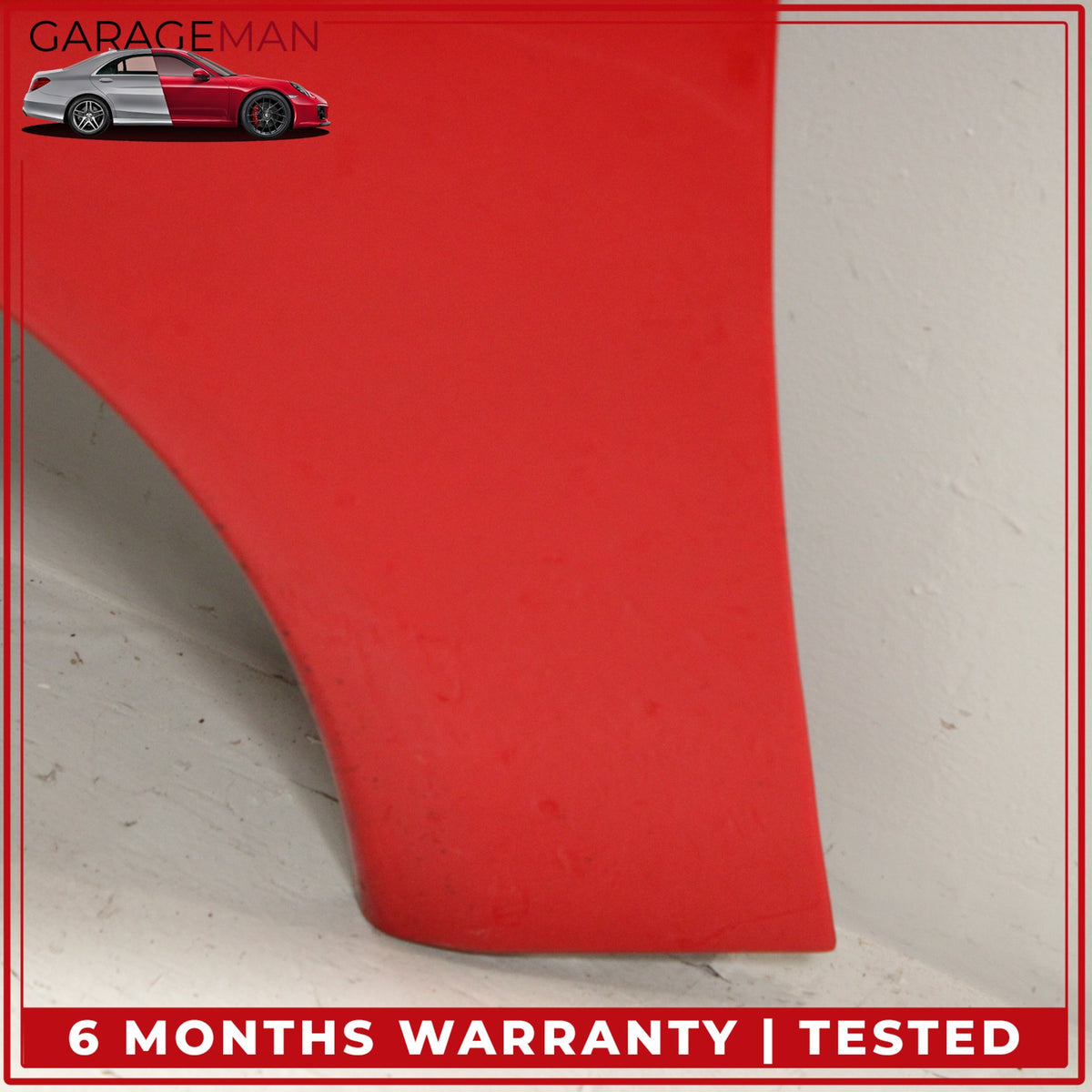 1997-2004 Porsche 911 996 Boxster 986 Front Left Fender Wing Side Panel Red OEM
