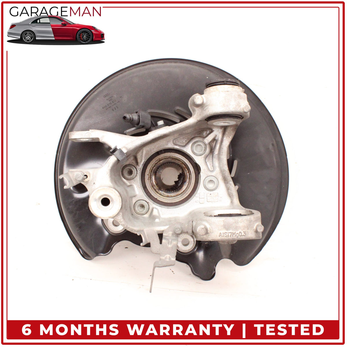 2011-2018 Audi A8 S8 Rear Right Side Spindle Knuckle Wheel Hub 4H0615612H OEM