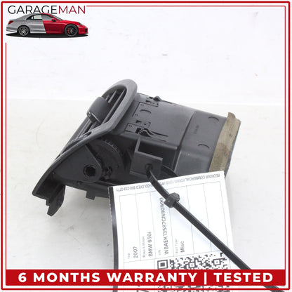 2004-2010 BMW 650i E64 Front Right Dash AC A/C Air Vent 7009272 OEM