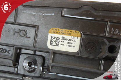 12-19 Mercedes X166 GL450 Front Right Side Seat Adjustment Switch w/ Trim OEM