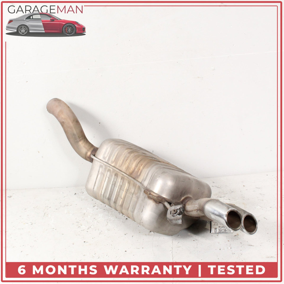 2002-2009 Mercedes W203 C230 CLK350 AMG Rear Exhaust Pipe Muffler Assembly OEM