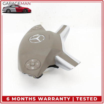 2009-2013 Mercedes W164 ML350 GL450 R350 Steering Wheel Airbag Air Bag Brown OEM