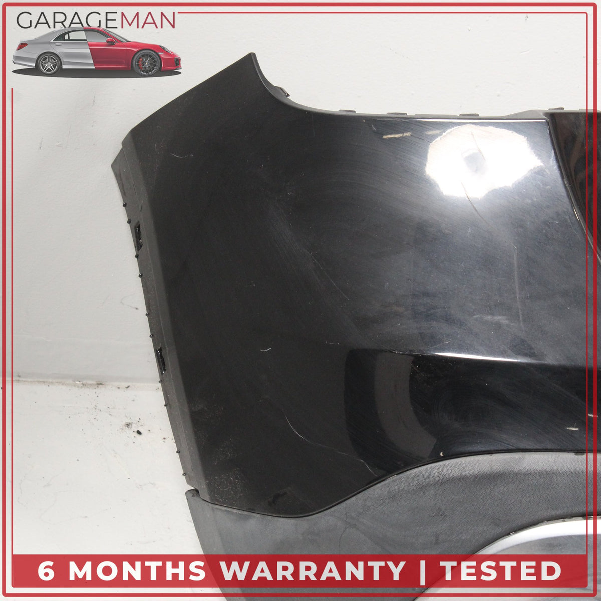 2015-2017 Mercedes-Benz GLA250 X156 Rear Bumper Cover Black 1568802540 OEM