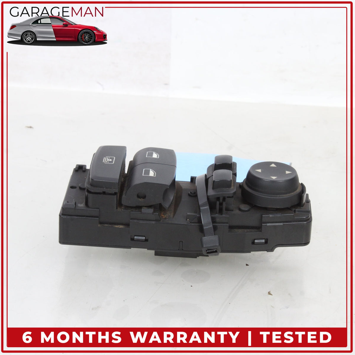 2012-2018 BMW 650i F13 Front Left Door Master Window Control Switch 9209653 OEM