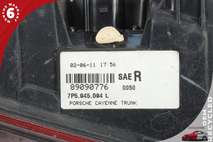 2011-2014 Porsche Cayenne 958 Rear Right Inner Tail Light Lamp 7P5945094L OEM