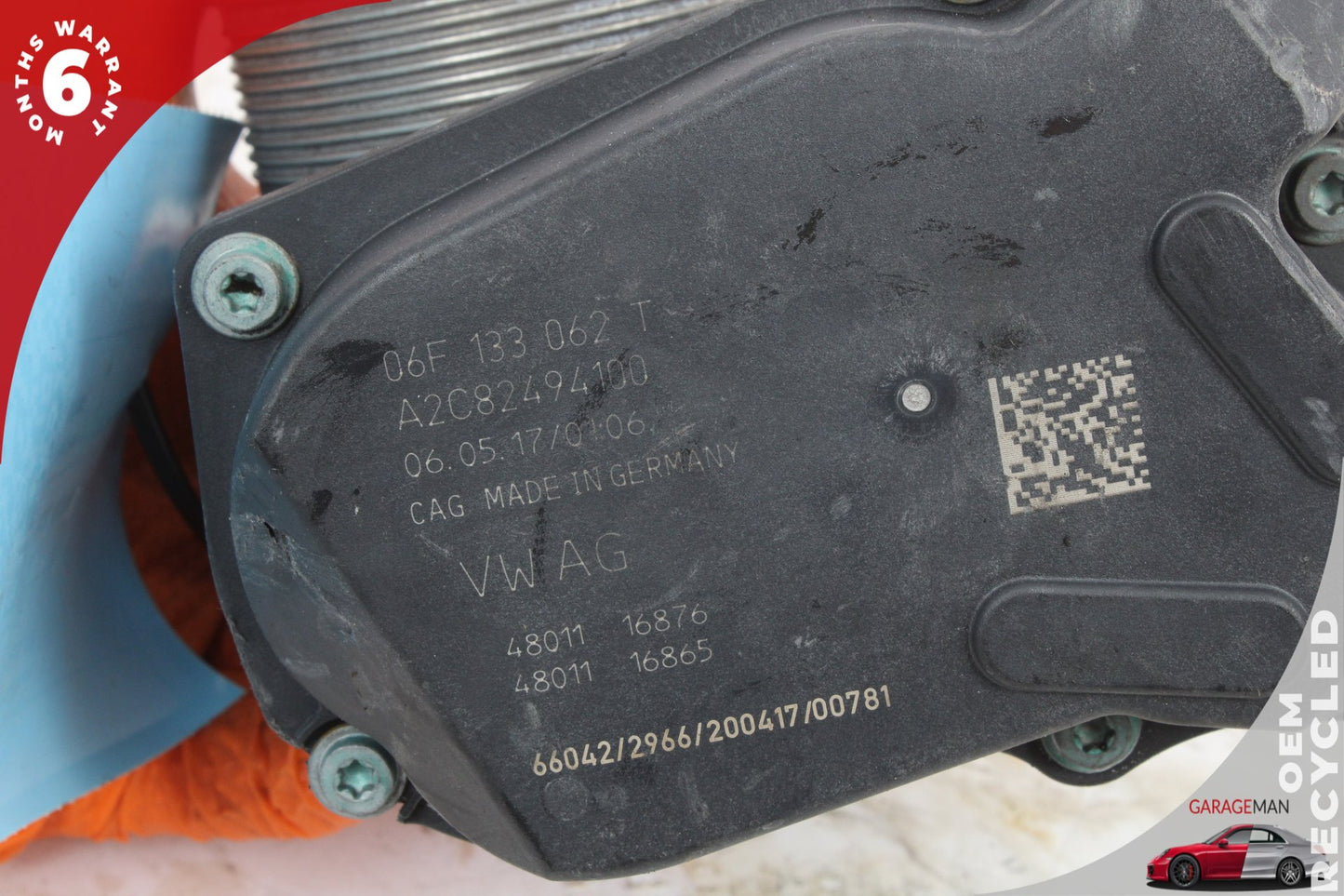 2005-2023 Audi A3 / Volkswagen CC Eos Engine Throttle Valve Body 06F133062Q OEM