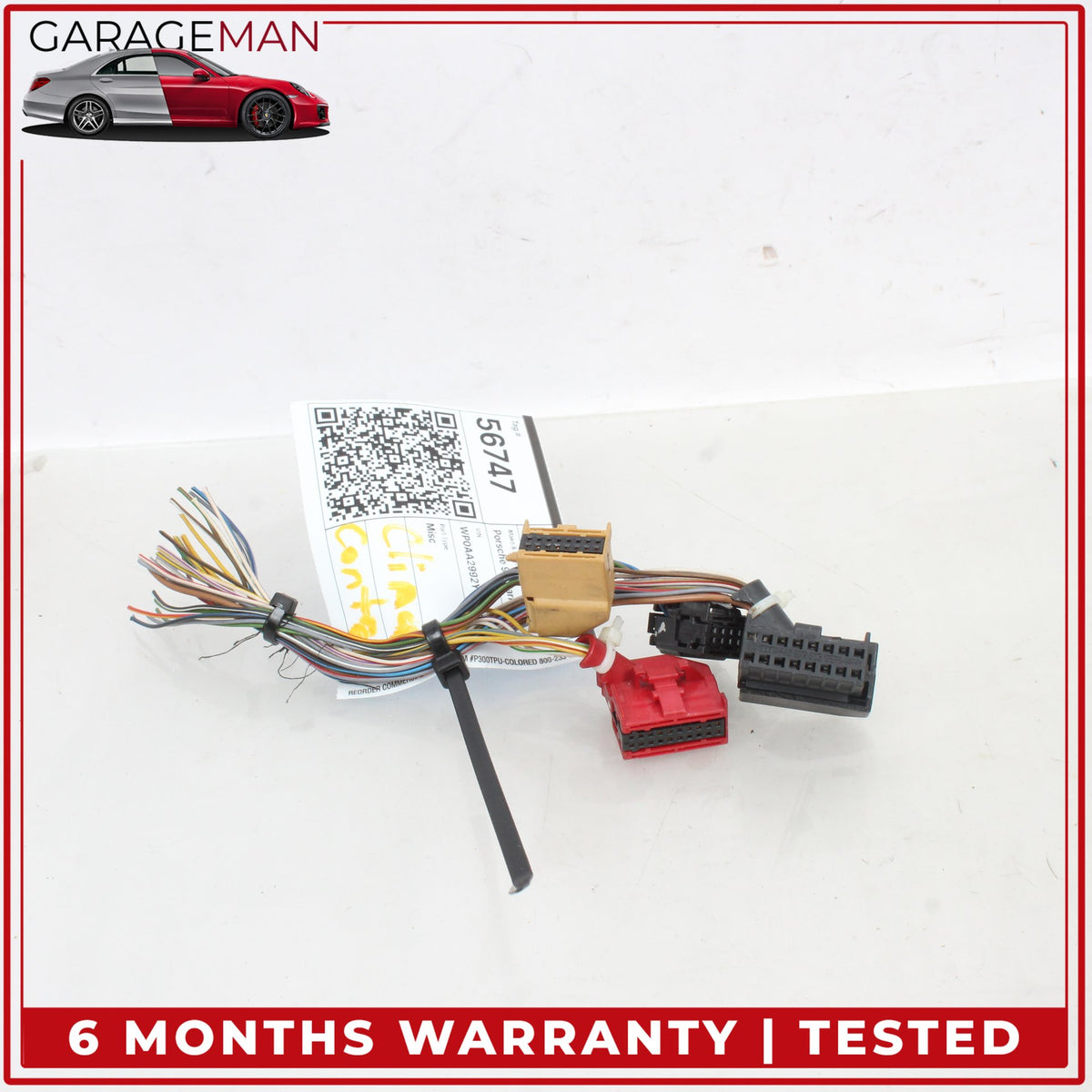 1997-2005 Porsche 911 Carrera Climate Control Wiring Harness Loom Connector OEM