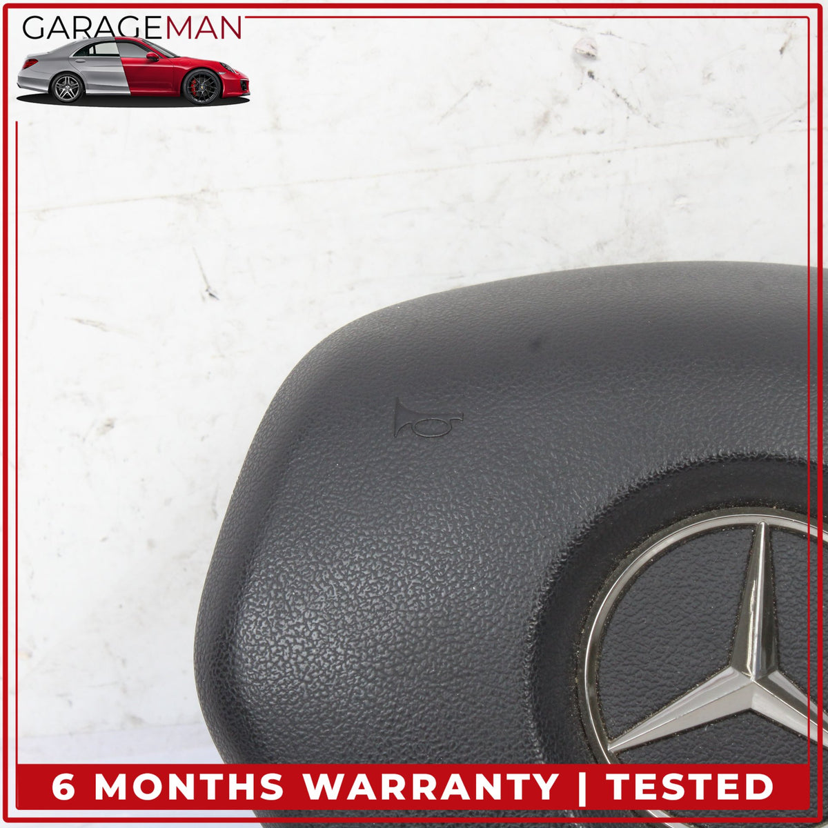 2012-2017 Mercedes W212 E400 Front Left Side Steering Wheel Airbag Black OEM