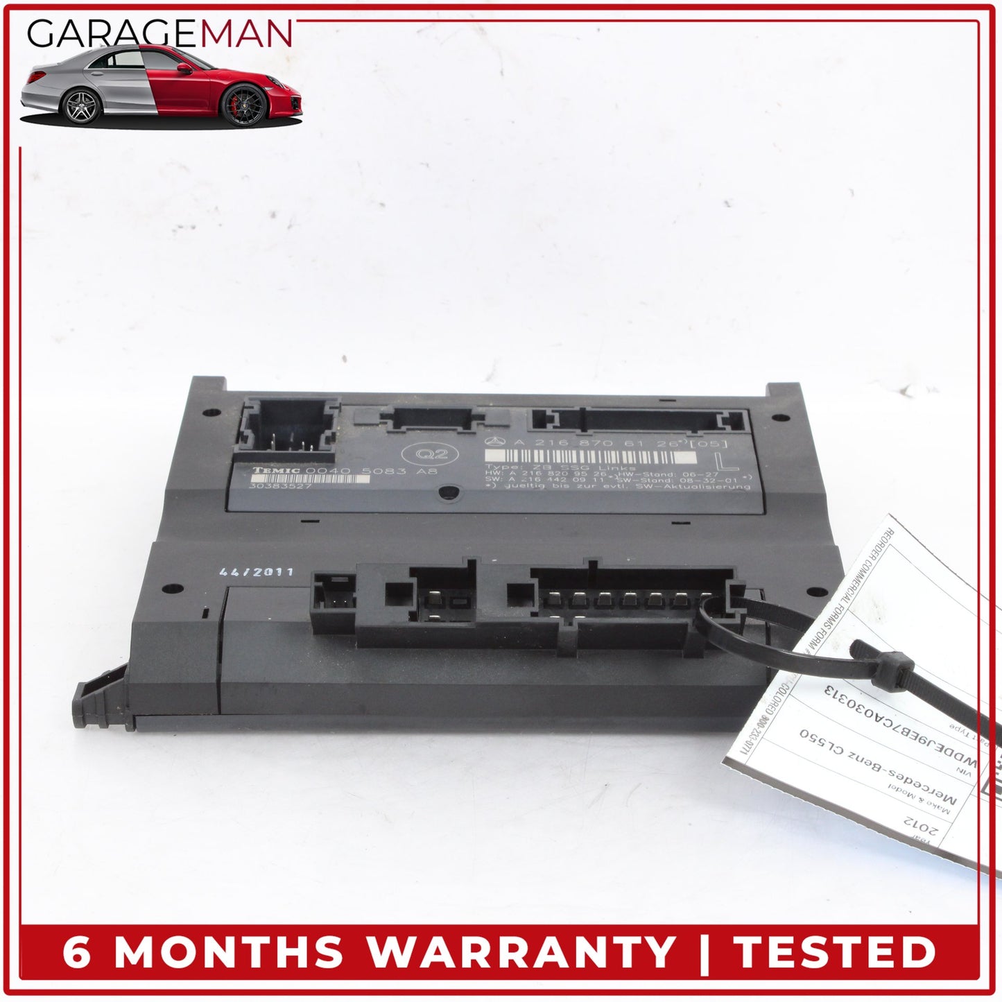 2007-2014 Mercedes W216 CL550 Front Right Seat Control Module 2168706226 OEM