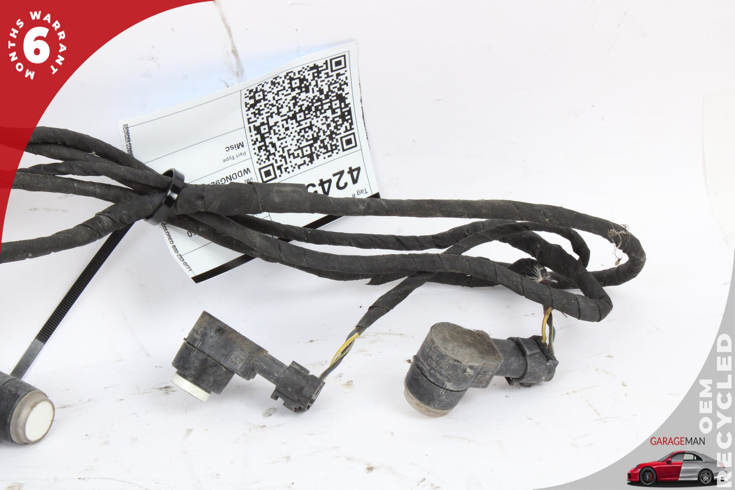 2010-2013 Mercedes-Benz S550 W221 Sedan Rear Bumper Parking Sensor Wire Harness 2125420018 Genuine