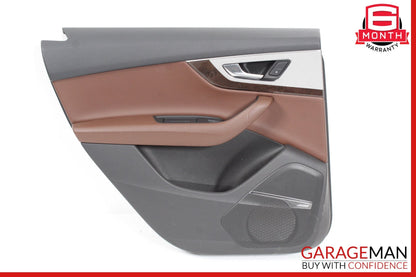 2017-2019 Audi Q7 Rear Left Driver Side Interior Door Trim Panel 4M0867303 OEM