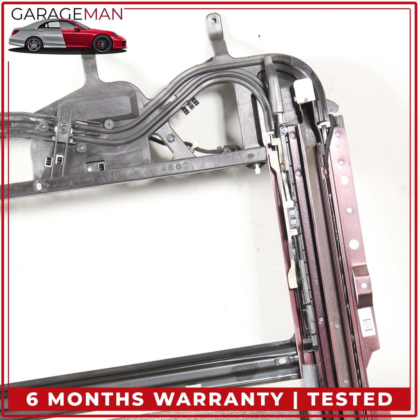 2011-2017 BMW X3 F25 Sun Roof Sunroof Track Rail Assembly w/ Glass 7293456 OEM