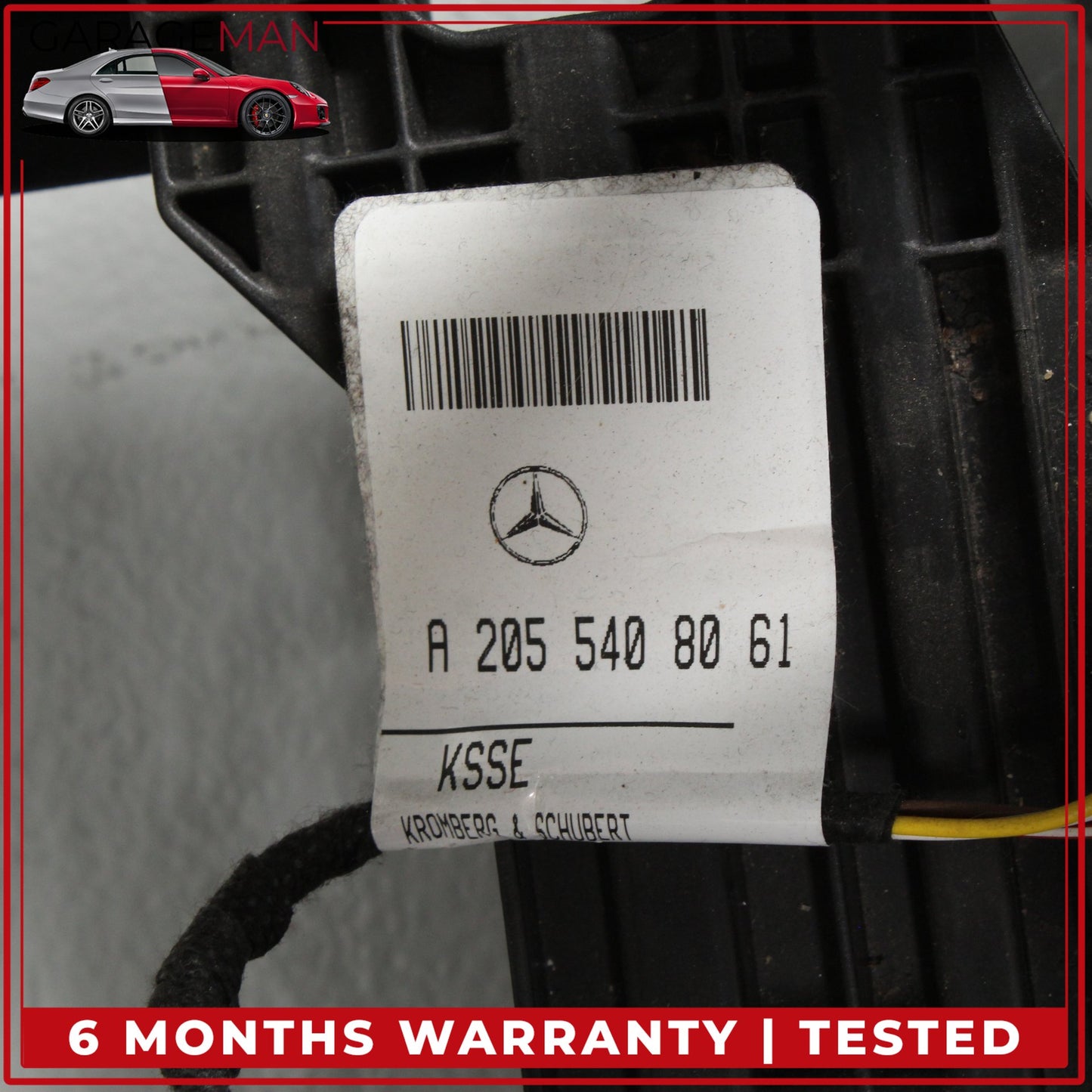 2015-2023 Mercedes W205 C300 C400 Front Left Seat Rail Track Frame w/ Motors OEM