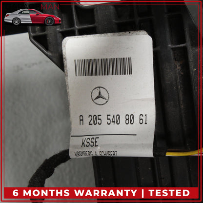 2015-2023 Mercedes W205 C300 C400 Front Left Seat Rail Track Frame w/ Motors OEM