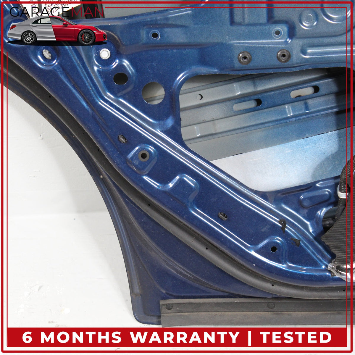2014-2024 Infiniti Q50 V37 Rear Left Driver Side Door Shell Blue H210A4GAMA OEM