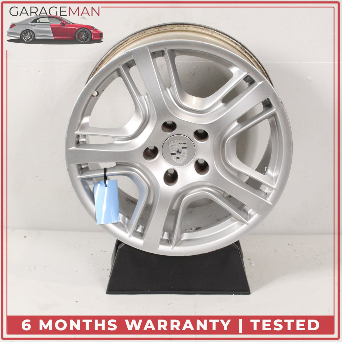 2010-2016 Porsche Panamera 970 9JX19 ET61 Front Wheel Rim Silver 97036215801 OEM