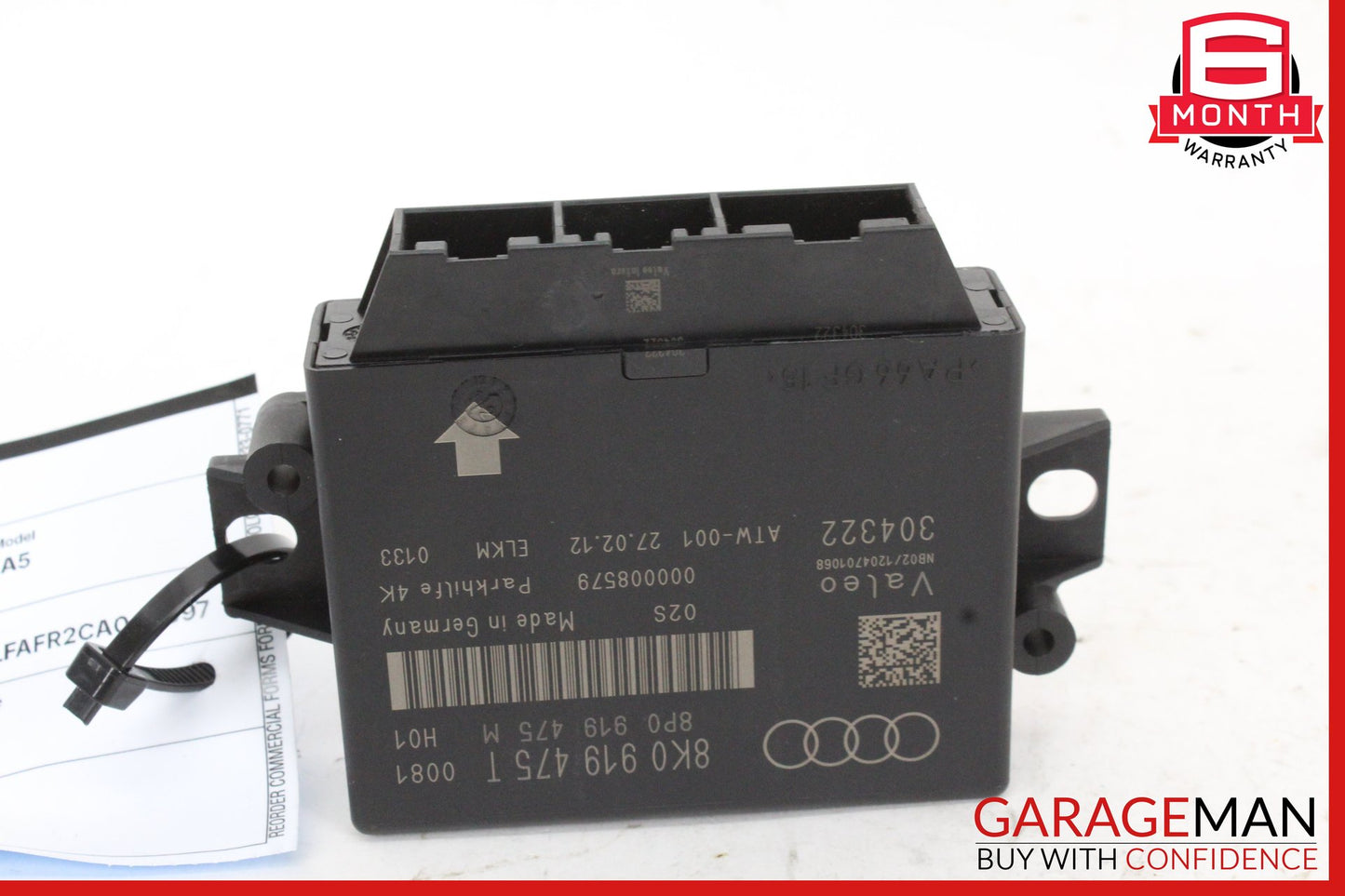 2008-2012 Audi A5 Parking Assist Distance Control Module Unit 8K0919475T OEM