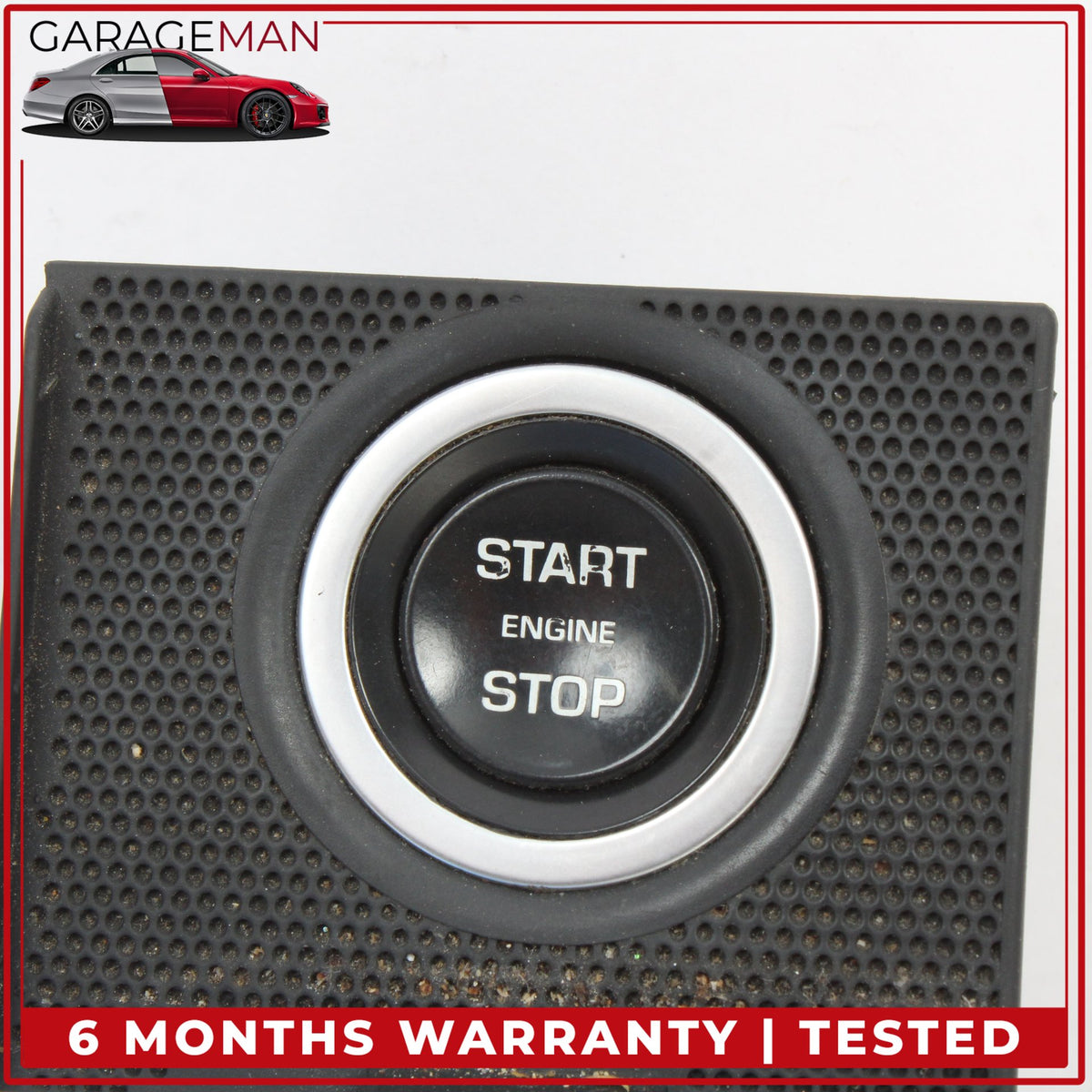 2014-2022 LR Range Rover Sport L494 L405 Push Start Ignition Button w/ Trim OEM