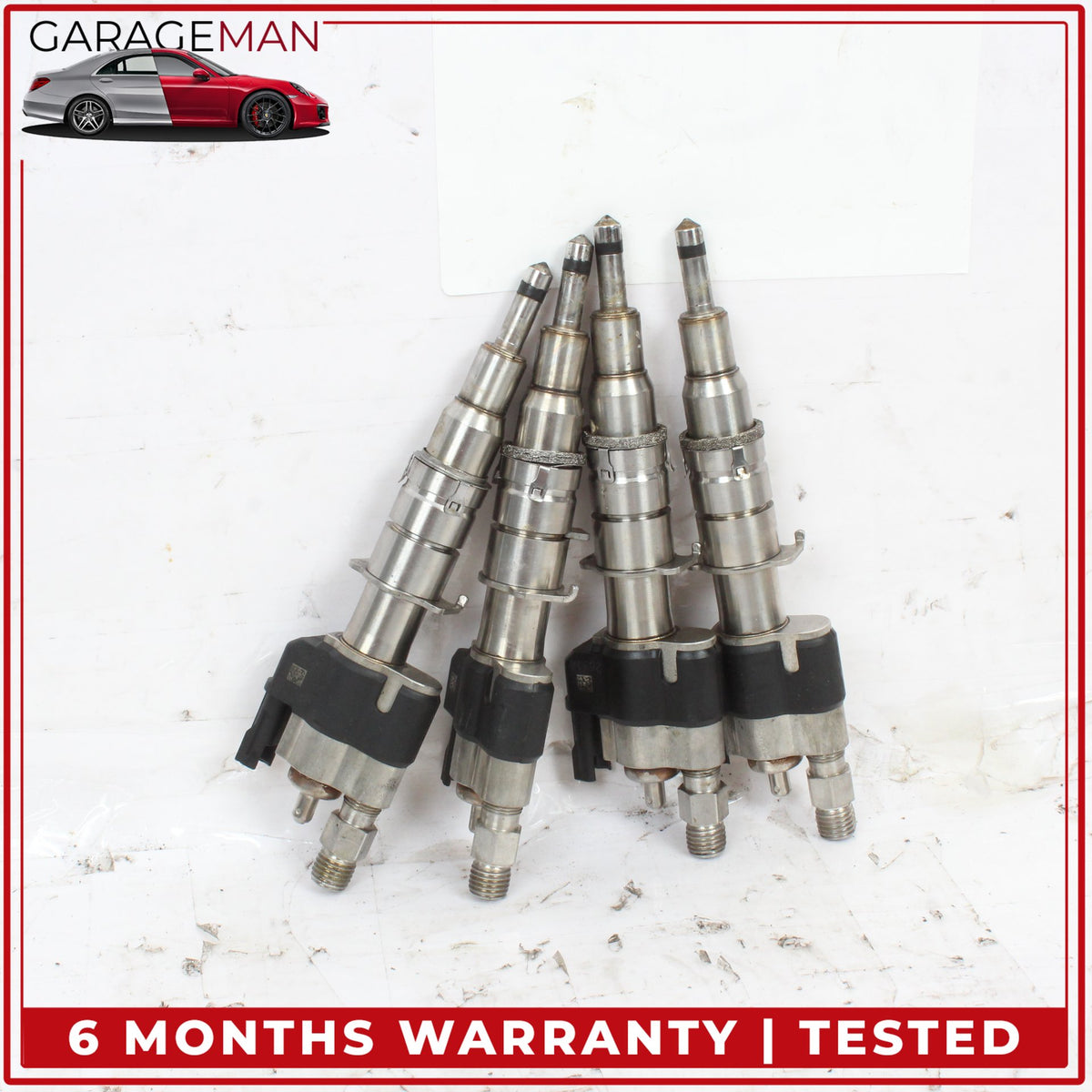 2007-2016 BMW 650i 750i N54/N63 Engine Motor Fuel Injector Set of 4 Index-12 OEM