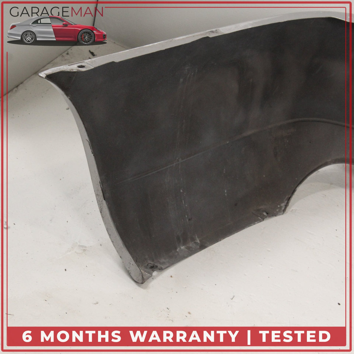1999-2001 Porsche 911 Carrera 996 Rear Bumper Cover Arctic Silver Metallic OEM