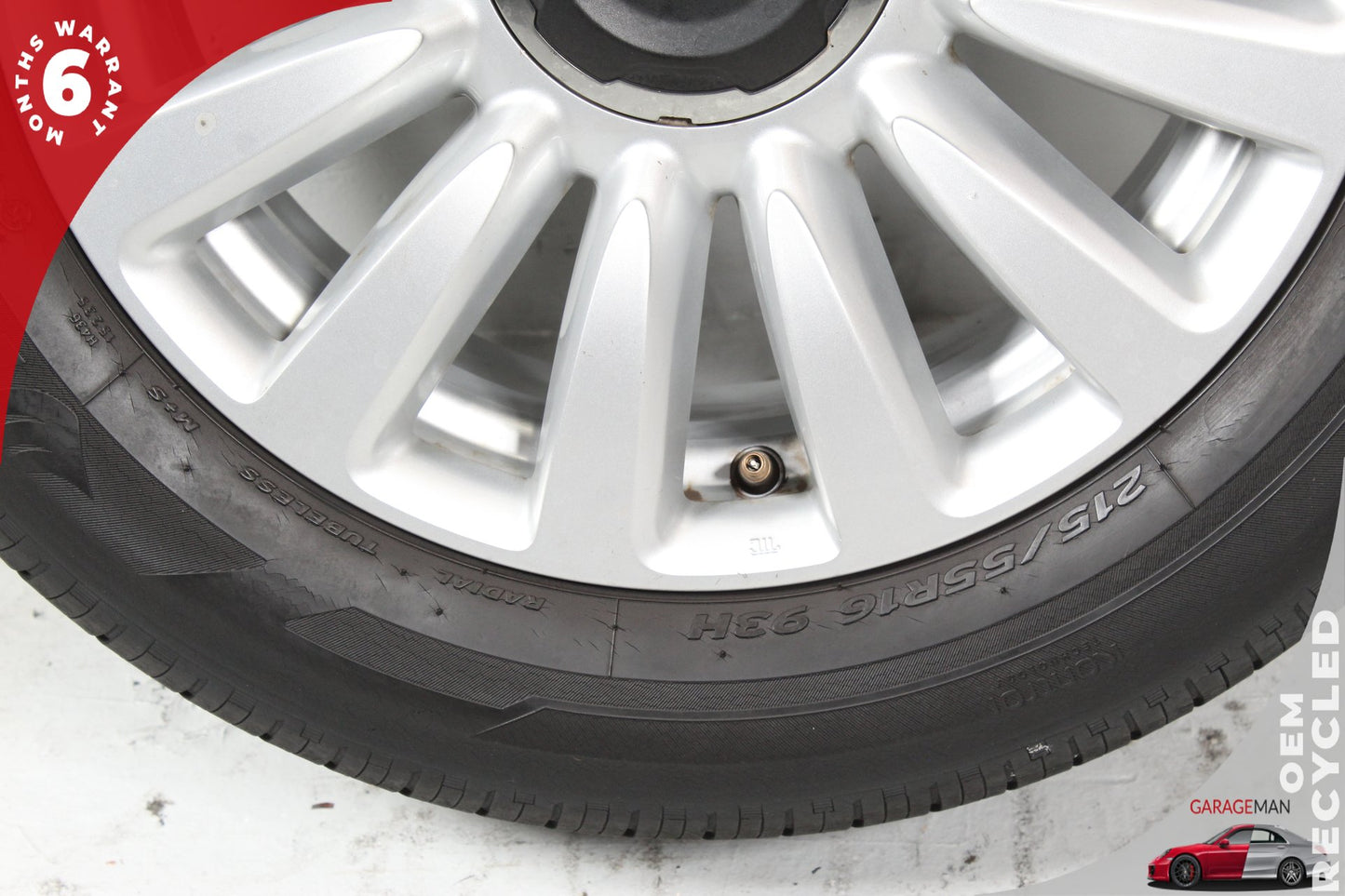 2014-2018 Fiat 500L 13 Spoke Wheel Rim w/ Tire 6.5JX16H2 ET39 735585995 OEM