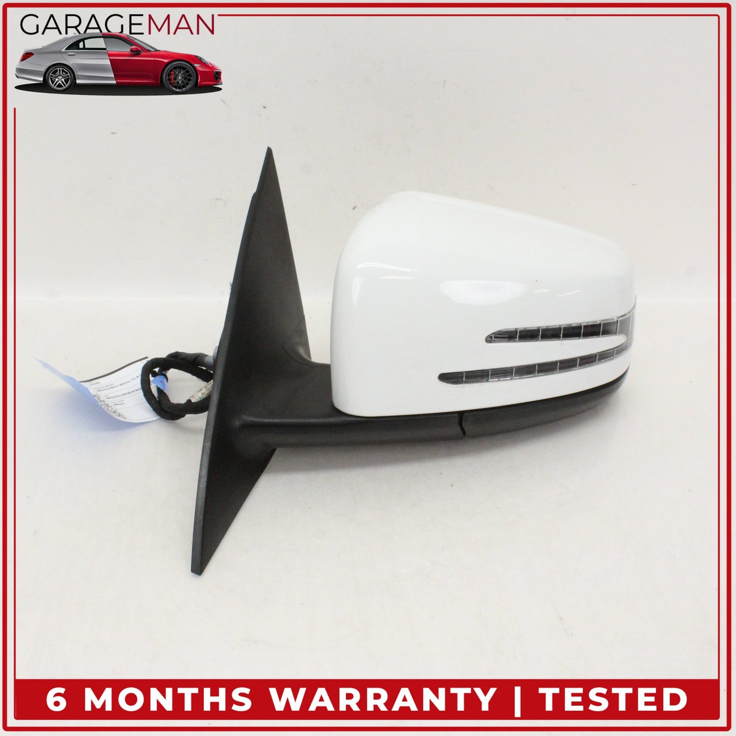 2014-2019 Mercedes W117 CLA250 Front Left Rear View Mirror w/ Blind Spot OEM