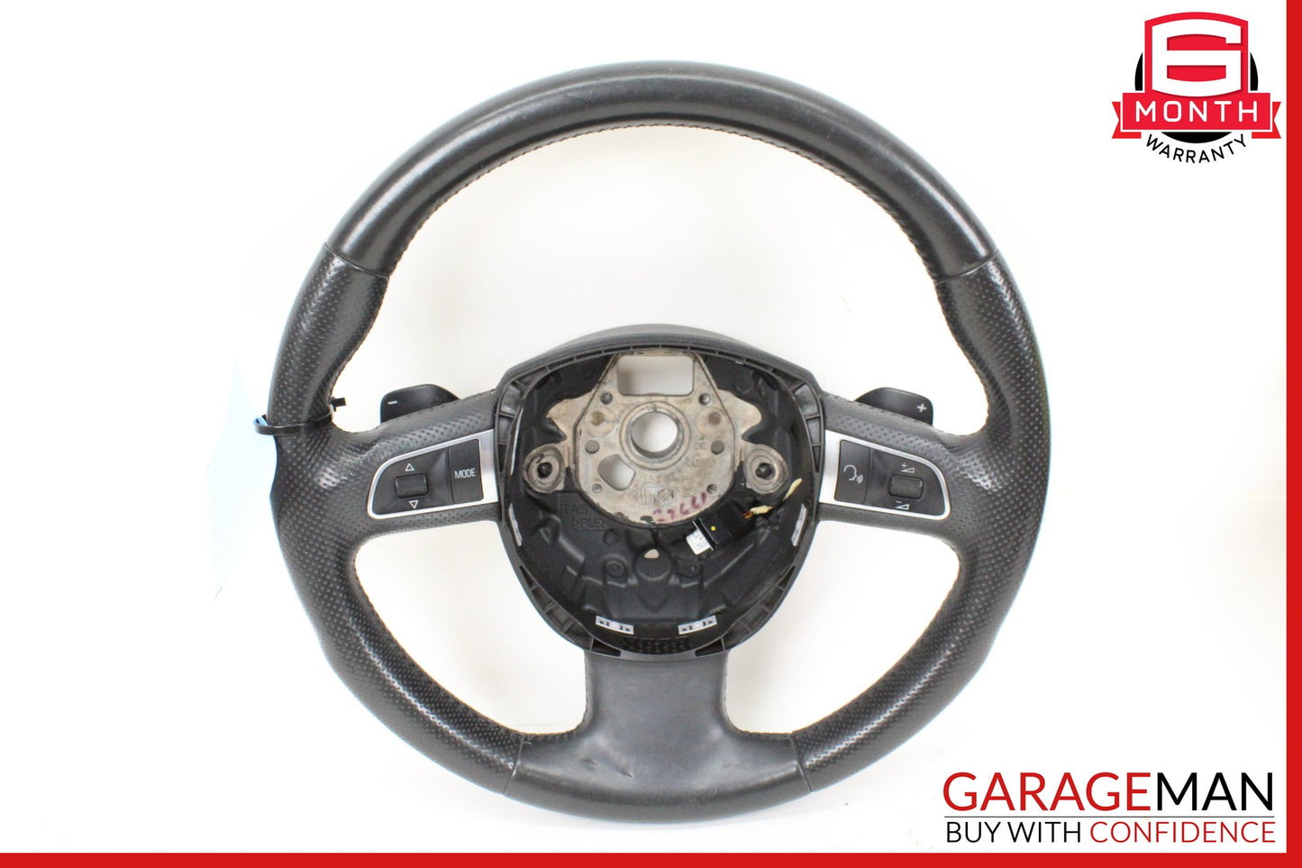2008-2012 Audi A5 8T Steering Wheel w/ Multifunction Switches 8T0419091A OEM