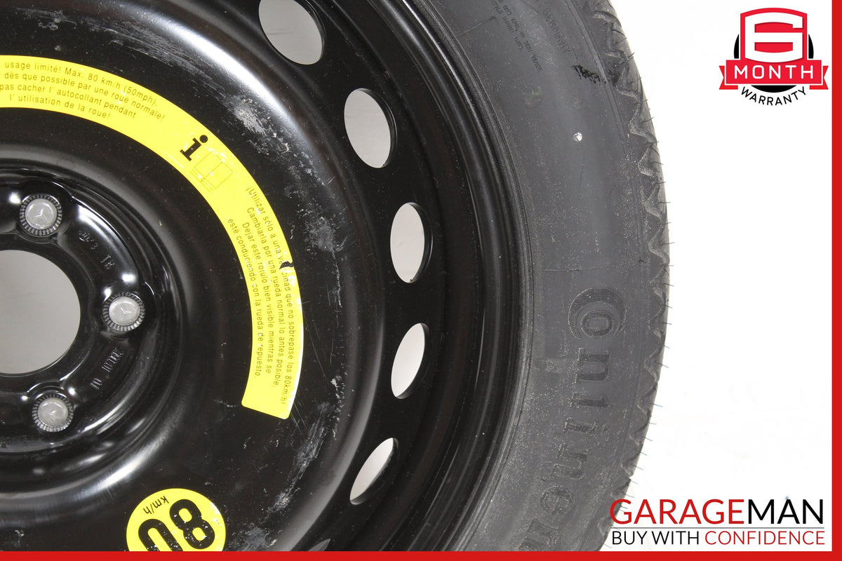 2007-2013 Mercedes W221 S550 Emergency Spare Tire Wheel Donut Rim 2214000202 OEM