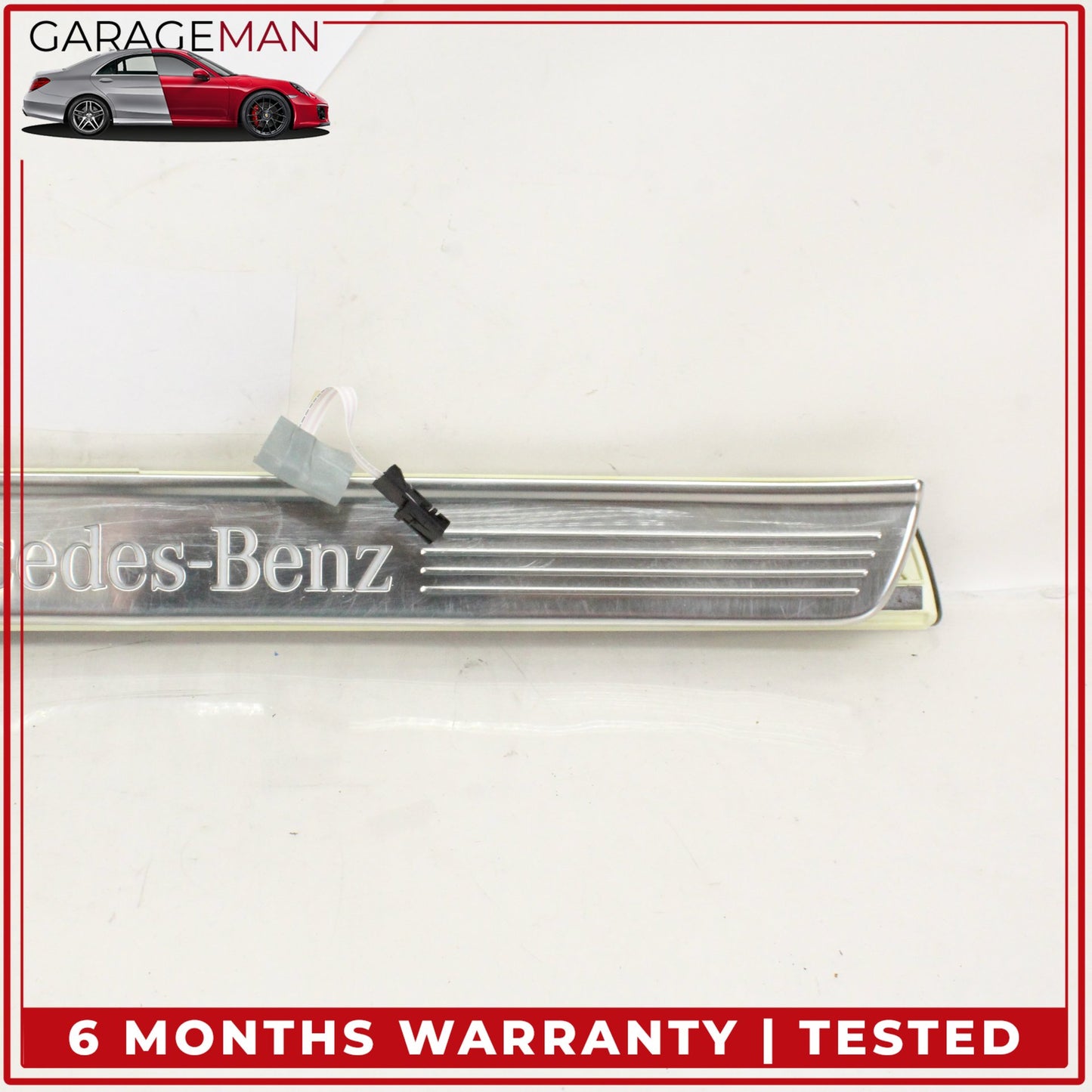 2014-2020 Mercedes W222 S550e Front and Rear Illuminated Door Step Sill Set OEM