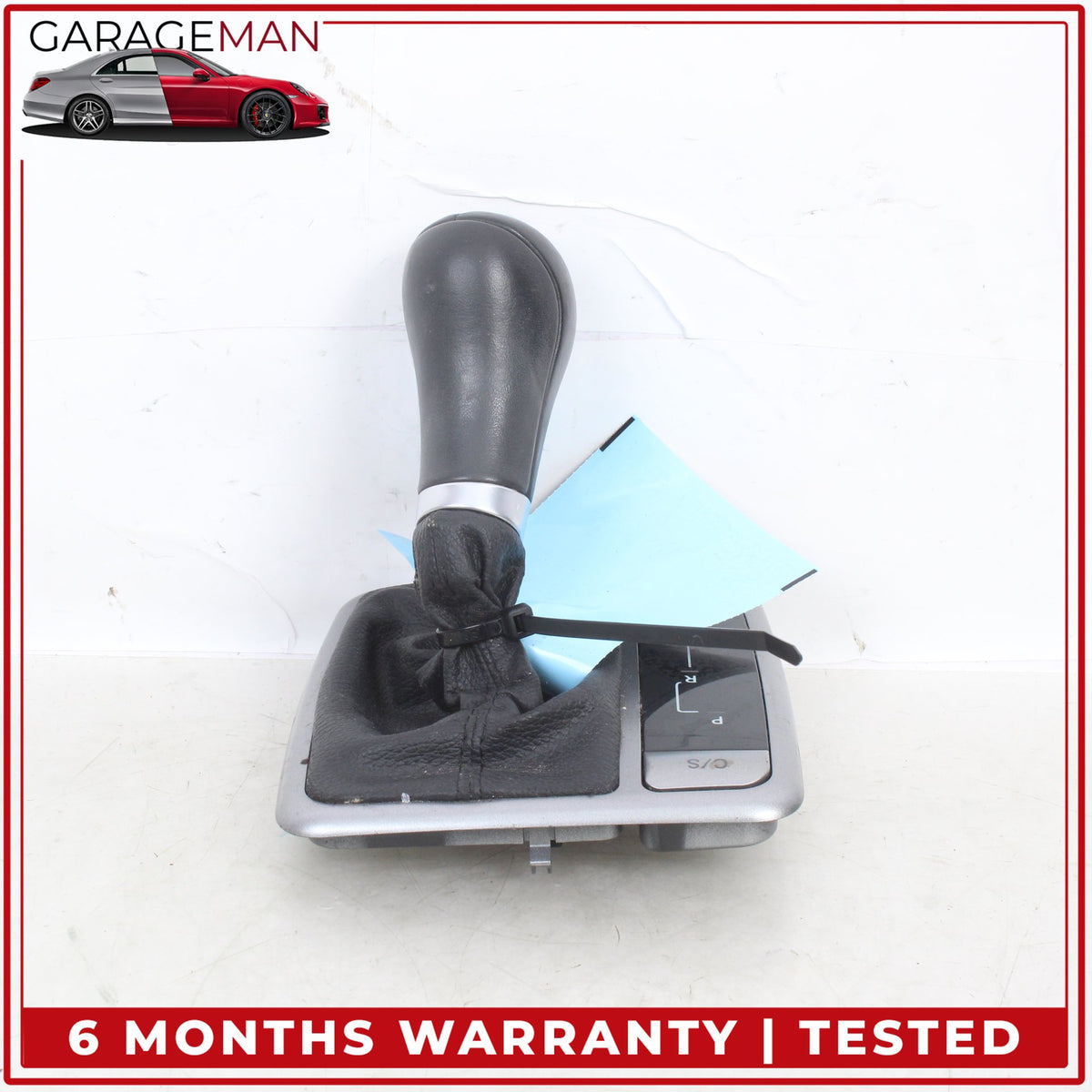 2005-2011 Mercedes R171 SLK280 Center Console Shifter Knob Boot Trim Cover OEM
