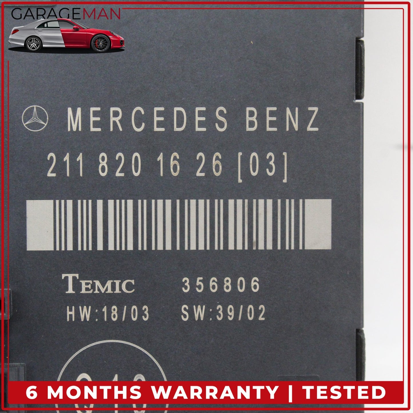 2003-2006 Mercedes-Benz E350 W211 Sedan Right Rear Door Control Module 2118201626 OEM