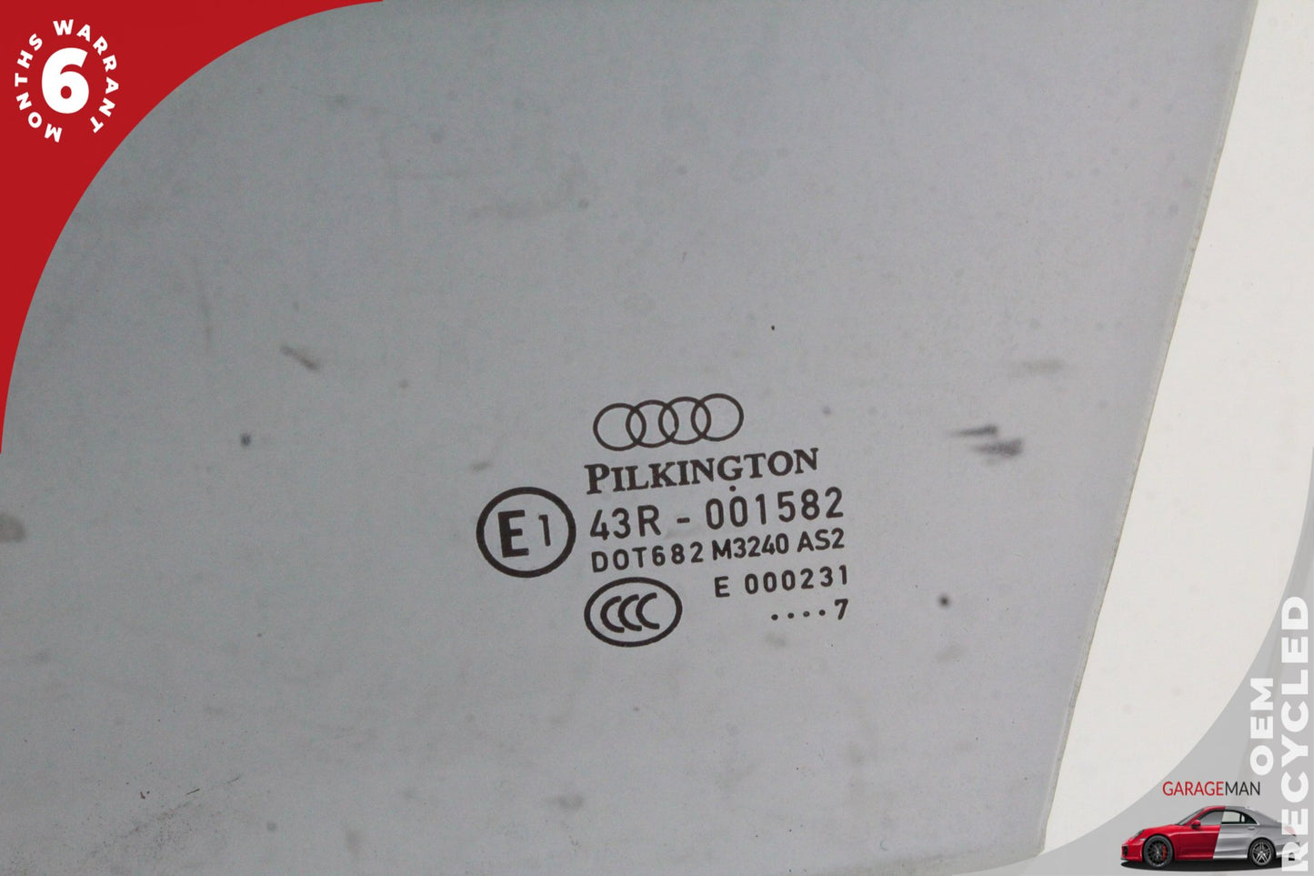 2007-2015 Audi Q7 4L Front Left Driver Side Door Window Glass 4L0845021 OEM